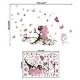 thumbnail image 2 of Butterfly Flower Girl Fairy Wall Decal Angel Sticker Bedroom Decor Waterproof, 2 of 5