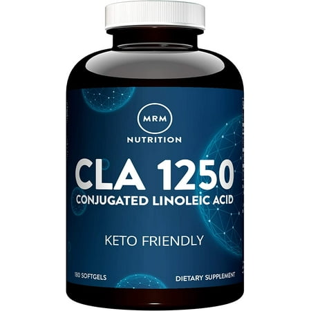 MRM - CLA 1250mg - High Potency 80% CLA = 1000mg CLA per Gel Cap, 180 gels.