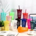thumbnail image 5 of 48 count Employee Appreciation Gifts Bulk, Team Appreciation Tumblers with  and Straw, 24 oz Team Plastic Cup Inspirational Valentine Gifts for Office Staff Coworker Teacher (Bright Color), 5 of 6