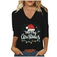 thumbnail image 1 of Womens Christmas Pajamas Loose Top for Home and Daily Wear, 1 of 5