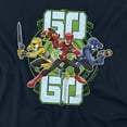 thumbnail image 2 of Power Rangers T-Shirt Go Go Unisex Graphic Tee For Men & Women Navy&nbsp;, 2 of 7