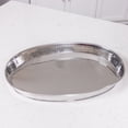 thumbnail image 5 of BREKX Aspen Oval Hammered and Smooth Beverage Tub with Tray, Rust Proof, 5 of 6