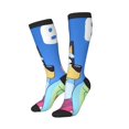 thumbnail image 2 of Saiise Bluey Funny Socks Men Women Boys Kids Adults Novelty Graphic Crew Tube Socks Crazy Design Casual Dress Socks for Sports,Running,Travel, 2 of 7