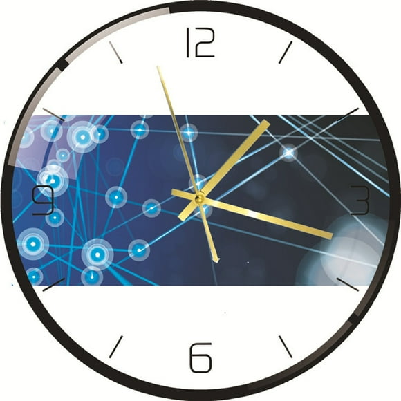 Japceit Digital Wall Clock Acrylic Mute Creative Clock for Home Decor