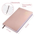 thumbnail image 2 of Naler 2027 Daily Hourly Planner 5.7"x 8.3" - One Page a Day (12 Month),Hardcover A5 Weekly Monthly Diary Planner Agenda Notebook,Rose Glod, 2 of 8
