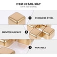 thumbnail image 5 of Portable Cooler Portable Cooler 16 Pcs Stainless Steel drinks ice stones wine ice stones reusable ice cubes metal Ice Cubes Set Beverage Cooler Beverage Cooler, 5 of 5