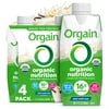Orgain Organic Nutritional 16g Grass Fed Protein Shake Drink, Vanilla Bean 11oz, 4ct