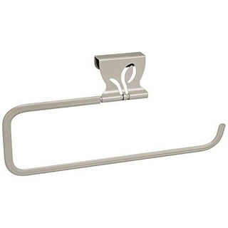 COMFECTO Over The Cabinet Door Paper Towel Holder for Kiitchen Bathroom,  Stainless Steel 12 Inch Paper Towel Roll Holder