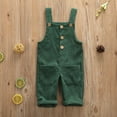 thumbnail image 2 of Bagilaanoe Newborn Baby Girl Boy Corduroy Jumpsuit Adjustable Strap Print Romper Overalls 6M 12M 2T 3T 4T 5T Kids Long Pants Casual Outfits, 2 of 8