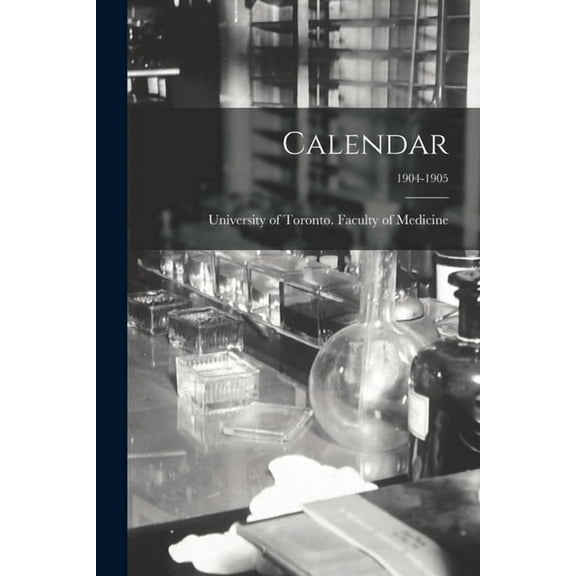 Calendar; 1904-1905 (Paperback)
