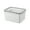 B, variant on 3-in-1 Fruit Vegetable Storage Containers with Lid & Colander, Large Fridge Fresh-Keeping Organizer Bins with Draining Design for Produce, Salad, Berry and Kitchen Food Storage