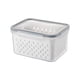 thumbnail image 2 of Contenedor Fruta Verdura, Colador Organizador, 3 En 1, Gran Capacidad, Tapa Incluida, Colador Fruta Verdura, Para Frutas Y Verduras, Almacenamiento Refrigerador, Fácil Limpieza, Para Cocina,, 2 of 9