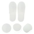 thumbnail image 3 of Unique Bargains 1Pair Disposable Slippers Foldable Anti-slip Hotel Slippers White, 3 of 5