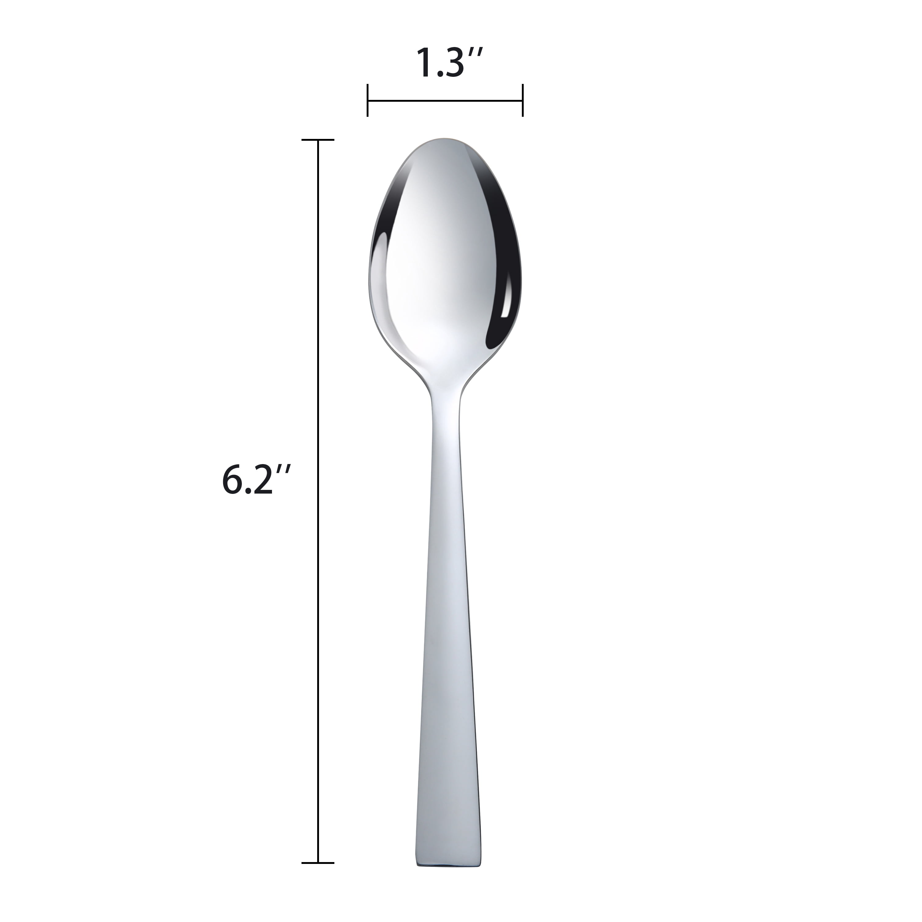 Mainstays Chiazza Teaspoons, Stainless Steel, Silver