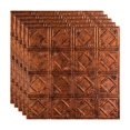 thumbnail image 1 of FASÄDE Traditional 4 Decorative Vinyl 2ft x 2ft Lay in Ceiling Panel in Moonstone Copper(5 Pack), 1 of 5