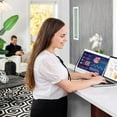 thumbnail image 4 of SideTrak Swivel 14" Attachable Portable Laptop Monitor FHD IPS USB Laptop Dual Screen with Kickstand | Mac, PC, & Chrome Compatible | Fits All Laptop Sizes | USB-C or Mini HDMI Powered (Silver), 4 of 8