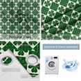 thumbnail image 2 of St. Patrick's Day Blackout Curtains for Bedroom, Spring Shamrock Plants Green Plaid Thermal Insulated Kitchen Drapes with Grommets, Light Blocking Window Treatment, 2 Panels 52" x 90", 2 of 7