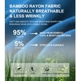 thumbnail image 2 of EA'S SECRET Men's Undershirts Bamboo Moisture-Wicking Crewneck T Shirts, Slim Fit Stretch Soft Tees for Men, 3 or 6 Pack(6A,XL), 2 of 7