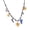 B, variant on Braided Necklace Stainless Steel Rope Necklace Charm Pendant Necklace Adjustable Necklace Suitable for Everyday Wear
