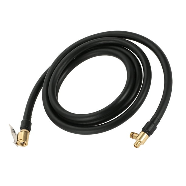 1pc 62.99inch 8mm ID Tubo de extensión para inflador de neumáticos de goma negra para automóvil, motocicleta, bicicleta