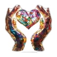 thumbnail image 1 of BotaniNest Valentine’s Day 2D Acrylic Stand Desktop Ornament Home Tabletop Display 3D Structure For Couple, 1 of 5