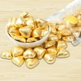 thumbnail image 4 of Zhuge 100 Pcs 4"x4" Square Golden Aluminium Foil Candy Wrappers, Sweet Lolly Paper for DIY Candies, Chocolate Packaging & Holiday Party Accessories, 4 of 4