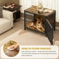 thumbnail image 5 of Dog Crate Furniture for Medium and Small Dogs, 31" Dog Kennel Indoor, Heavy Duty Dogs Cage, Chew-Resistant, Decorative Pet Crate - Fits All Decor Styles, Sleek & Stylish, 5 of 9