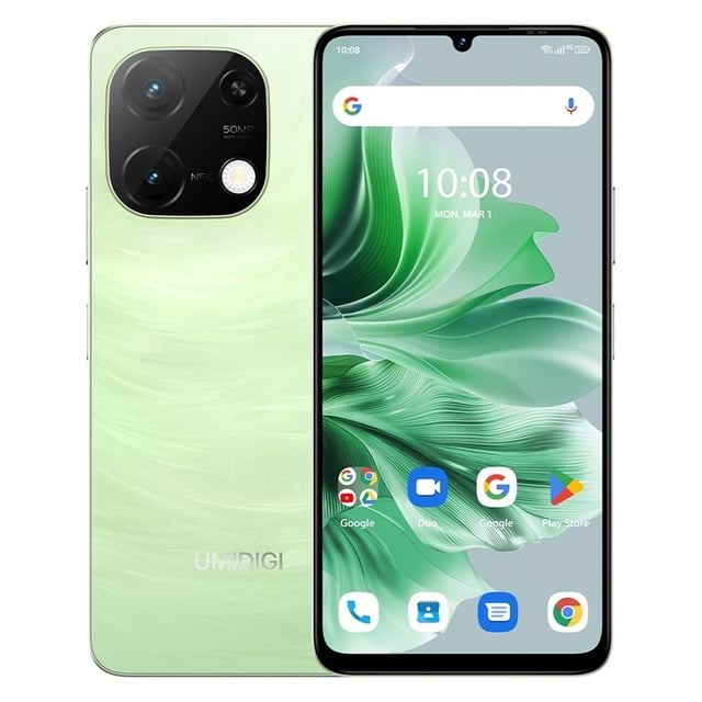 Smartphone Umigidi Note 90C Dual SIM 128GB 6GB + 6GB RAM Grass Green Desbloqueado