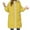 Yellow, variant on Breezora Women's Winter Thick Color Block Puffer Coat Mid Length Quilted Cotton Jacket L Size Beige