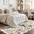 thumbnail image 6 of YOUFORTONG 4x8 Washable Runner Rug,Non Slip Scalloped Floral Farmhouse Rug,Soft Low Pile Stain Resistant Carpet for Hallway Entryway Kitchen Bathroom Bedroom Pet Friendly,Cream, 6 of 6