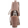 thumbnail image 5 of Dolce Vita Lira Women's Peep Toe Lace-Up Cutaway Back Booties, 5 of 5