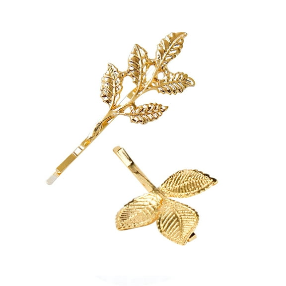 HONITANO 10Pcs Maple Leaves Hair Clip Simple Design with Detail for Women Travel