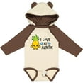 thumbnail image 3 of Inktastic I Love My Auntie with Pineapple Boys Long Sleeve Baby Bodysuit, 3 of 5