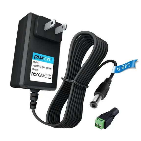 PwrON Compatible AC / DC Adapter Replacement for Valcom VC-VP-624D VP-624D Wall Rack Wall Mount 600 mA