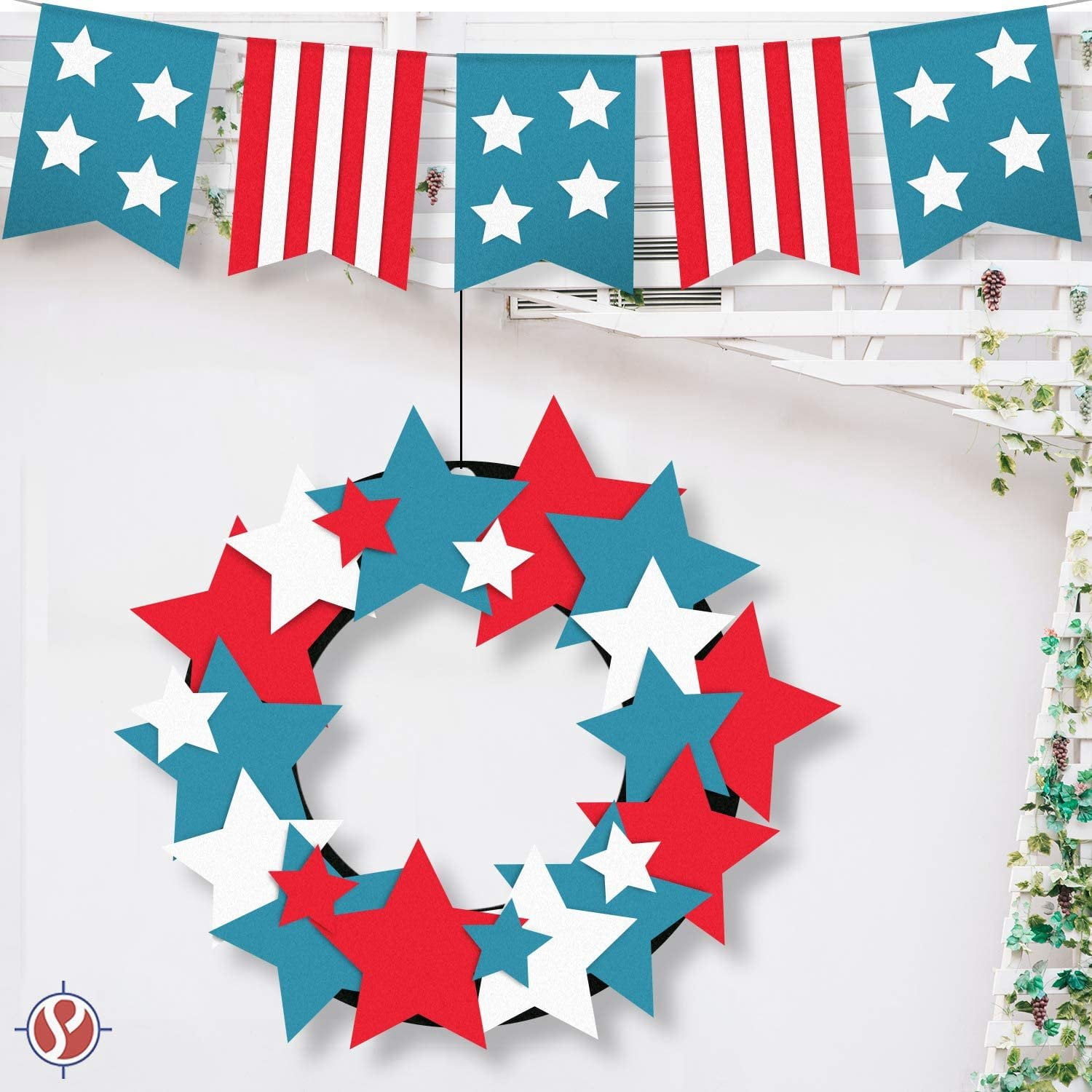 Patriotic Colored Card Stock Paper, American Red Blue & White 8.5 x 11" Color Cardstock for 4th of July, Labor Day Greetings & Invitations, Arts & Crafts | 25 Blue, 25 Red, 50 White (100 Total)