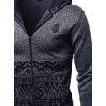 thumbnail image 3 of FashionOutfit Men's Fine Quality Plush Fleece Lined Zip up Hoodie Jacket, 3 of 3
