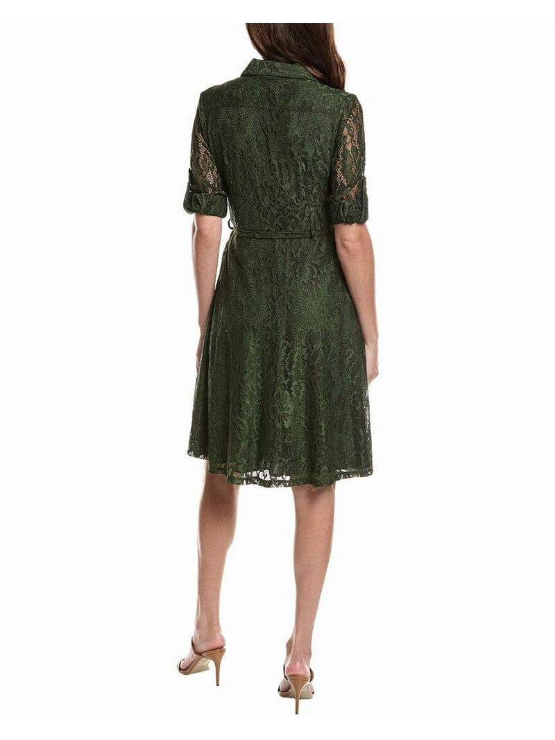 slim fit dress slacks Leo Lin Caroline Lace Midi Dress main image 0