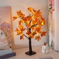 thumbnail image 7 of DAMAI 23 Inch Lighted Thanksgiving Fall Maple Tree Decor,24 LED Battery Operated Decorations,Timer Battery Operate Fall Decor Lights for Indoor Outdoor Holiday Autumn Harvest Xmas Party Home Decor, 7 of 7