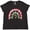Black Leopard, variant on Inktastic Peppermint Rainbow with Candy Cane Women's Plus Size T-Shirt