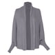 thumbnail image 5 of ICHUANYI Clearance Women's Kimono Cable Knitted Slouchy Oversized Wrap Cardigan Sweater(Dark Gray, XL) ICHUANYI WER2023081512484, 5 of 9