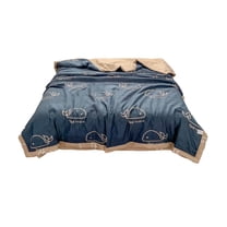 FeiFu Ice Silk Cooling Blanket Double Sided Thin Summer Blanket Soft Lightweight Cold Blanket Breathable for Warm Nights Air Conditioning