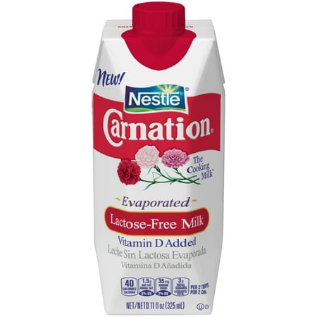 (4 Pack) CARNATION Lactose Free Evaporated Milk Substitute for Sweet and Savory Recipes, Rich and Delicious Evaporated Milk with No Lactose, 11 fl. (Evaporated Milk Best By Date)