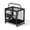 Black, variant on Zimtown Portable Handheld Travel Bird Cage 25in White Iron Wire Parrot Carrier with Top Carry Bar & Dual Stainless Steel Food Water Bowls