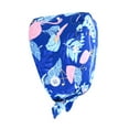 thumbnail image 1 of Operating Hats Nurse Gourd-shaped Headwear Pure Color Operation Room Adjustable Pattern Headgear with Buttons Unisex Work Uniform Working Caps Type 19, 1 of 9