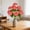 Pink, variant on Artificial Carnation Bouquet - 12 Stems Faux Silk Flowers for Wedding Decor, Floral Arrangements & Home Display, Orange, 16.5 Inch