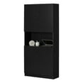 thumbnail image 2 of South Shore Olea, Contemporary Bookcase, Wide Black, 2 of 13