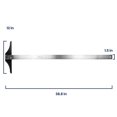 thumbnail image 6 of Inch/Metric Stainless Steel With Metal Head T-Square, 6 of 11