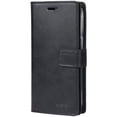 thumbnail image 2 of For Iphone 15 Goospery Mansoor Diary 9 Card Slots Leather Phone Case(Black),iPhone 16 Plus, 2 of 7