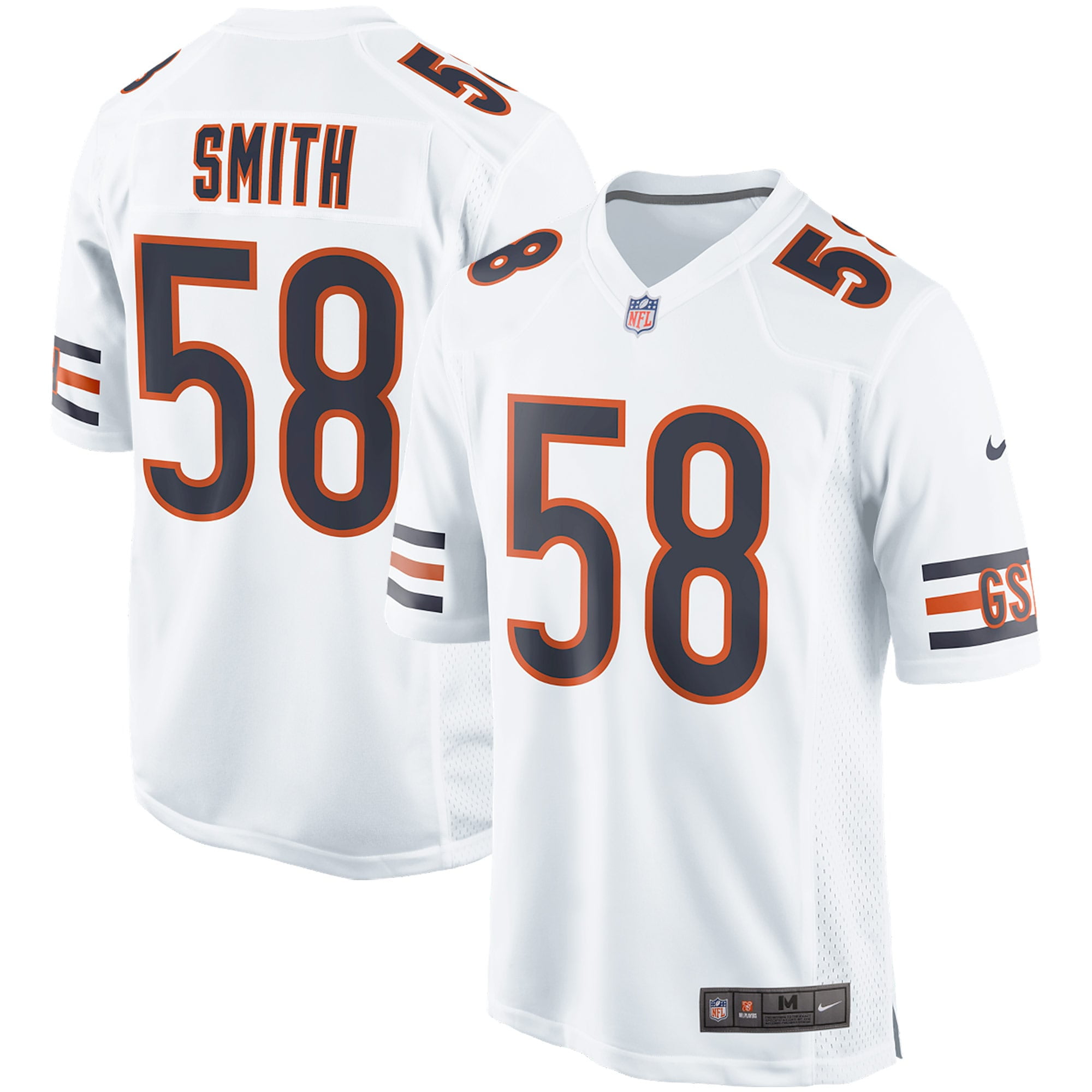 Roquan Smith Chicago Bears Nike Event Game Jersey White