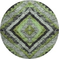 thumbnail image 2 of Addison Rugs Mayfield Premium Machine Washable Transitional Aztec Aloe Round Rug, 8' x 8', 2 of 6